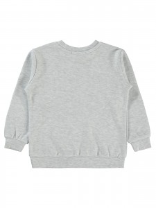 Civil Girls - Heather Gray Melange - Girls-Sweatshirt-2-3-4-5 Year (1-1-1-1) 4