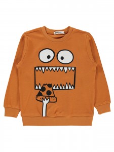 Civil Boys - Dark Orange - Boys-Sweatshirt-2-3-4-5 Year (1-1-1-1) 4