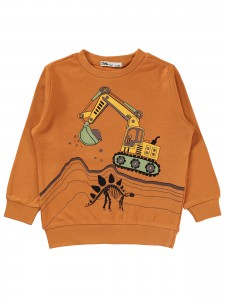 Civil Boys - Dark Orange - Boys-Sweatshirt-2-3-4-5 Year (1-1-1-1) 4