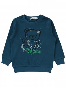 Civil Boys - Dark Petrol - Boys-Sweatshirt-2-3-4-5 Year (1-1-1-1) 4