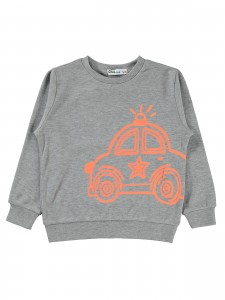 Civil Boys - Gray Melange - Boys-Sweatshirt-2-3-4-5 Year (1-1-1-1) 4