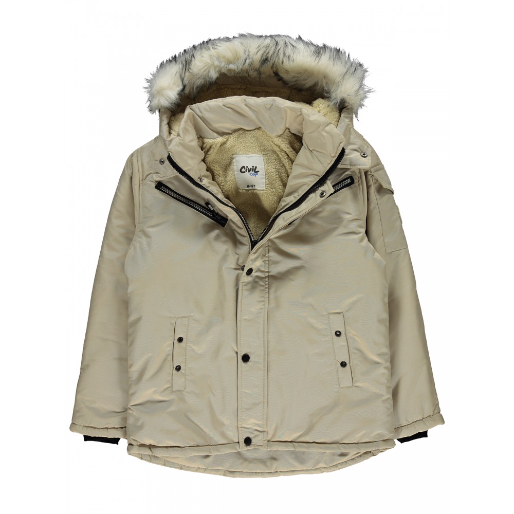 Civil Boys - Beige - Boys-Coat-10-11-12-13 Year  (1-1-1-1) 4