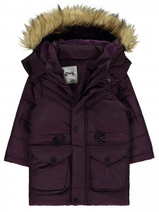 Civil Girls - Plum - Girls-Coat-2-3-4-5 Year (1-1-1-1) 4