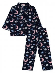 Civil Girls - Navy - Girls-Pajama Set-2-3-4-5 Year (1-1-1-1) 4