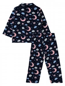 Civil Girls - Navy - Girls-Pajama Set-2-3-4-5 Year (1-1-1-1) 4