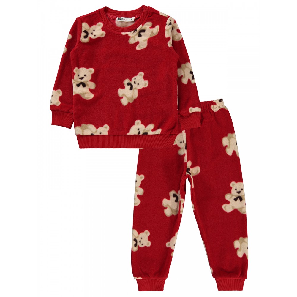 Civil Girls - Red - Girls-Pajama Set-2-3-4-5 Year (1-1-1-1) 4