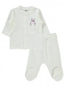 Civil Baby - Ecru - Baby-Pajama Set-56-62-68 Month(1-1-1) 3