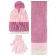 Civil Girls - Dusty Rose - Girls-Scarf, Beanie, and Gloves Sets-S Size (Of 4) 4