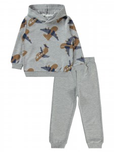 Civil Boys - Gray Melange - Boys-Tracksuit-2-3-4-5 Year (1-1-1-1) 4