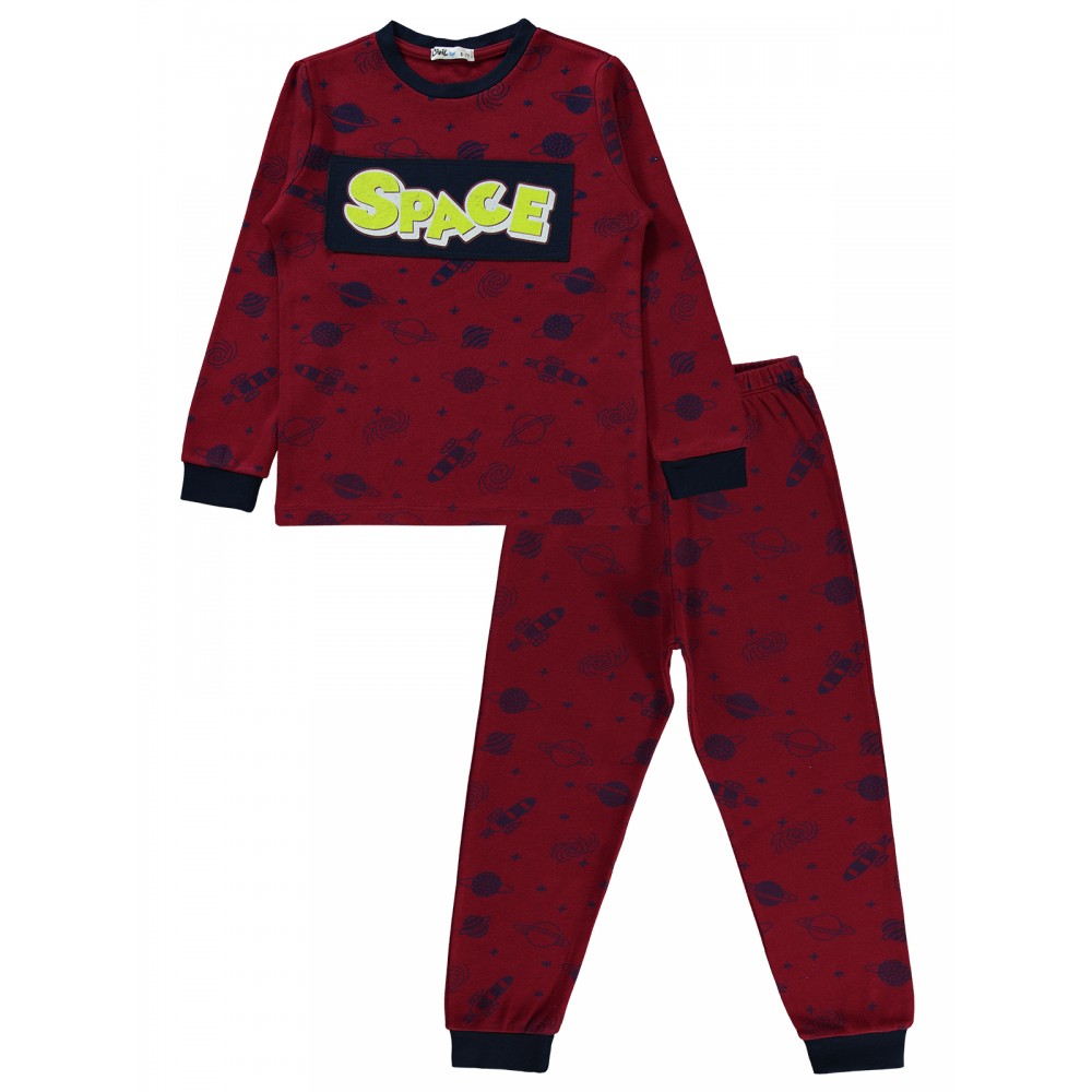 Civil Boys - Burgundy - Boys-Pajama Set-6-7-8-9 Year (1-1-1-1) 4