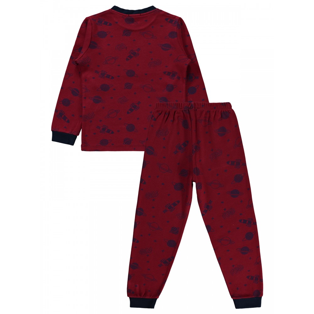 Civil Boys - Burgundy - Boys-Pajama Set-6-7-8-9 Year (1-1-1-1) 4