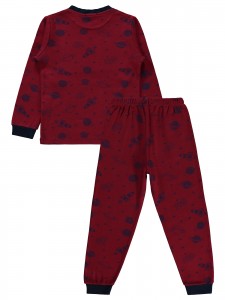 Civil Boys - Burgundy - Boys-Pajama Set-6-7-8-9 Year (1-1-1-1) 4