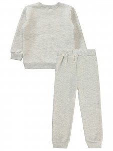 Civil Girls - Ecru Melange - Girls-Tracksuit-2-3-4-5 Year (1-1-1-1) 4