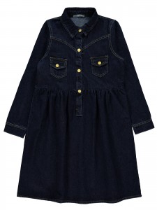 Civil Girls - Dark Blue - Girls-Dress and Overall-10-11-12-13 Year  (1-1-1-1) 4