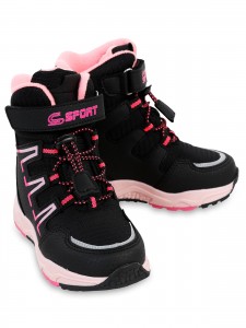 Civil Boots - Black-Fluorescent Fuchsia - Boys-Boots and Knee High Boots-26-27-28-29-30 Number (2-2-2-2-2) 10