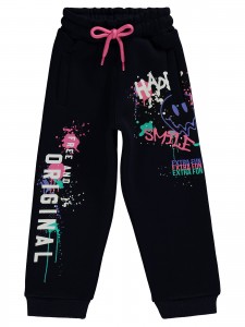 Civil Girls - Navy - Girls-Track Pants-2-3-4-5 Year (1-1-1-1) 4