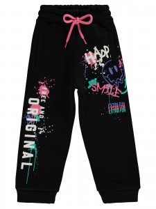 Civil Girls - Black - Girls-Track Pants-2-3-4-5 Year (1-1-1-1) 4