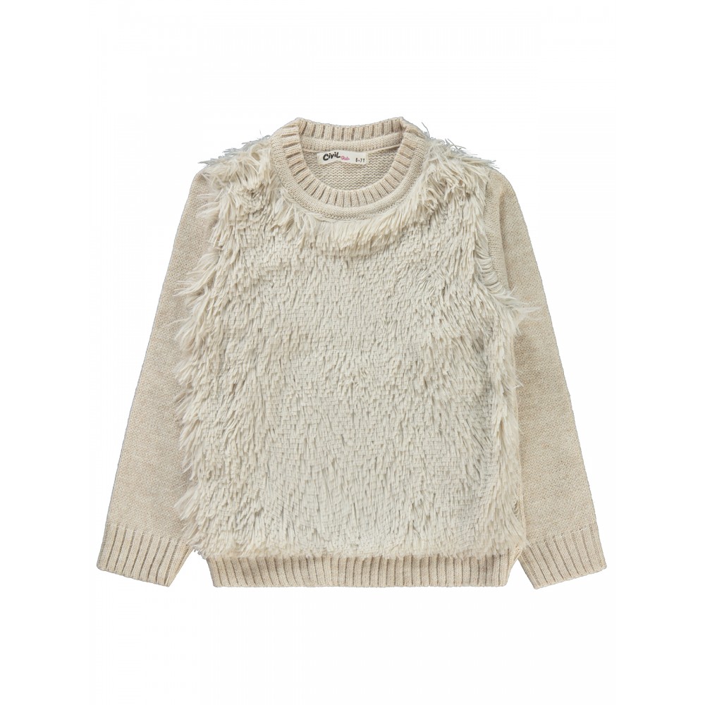 Civil Girls - Beige - Girls-Sweater-10-11-12-13 Year  (1-1-1-1) 4