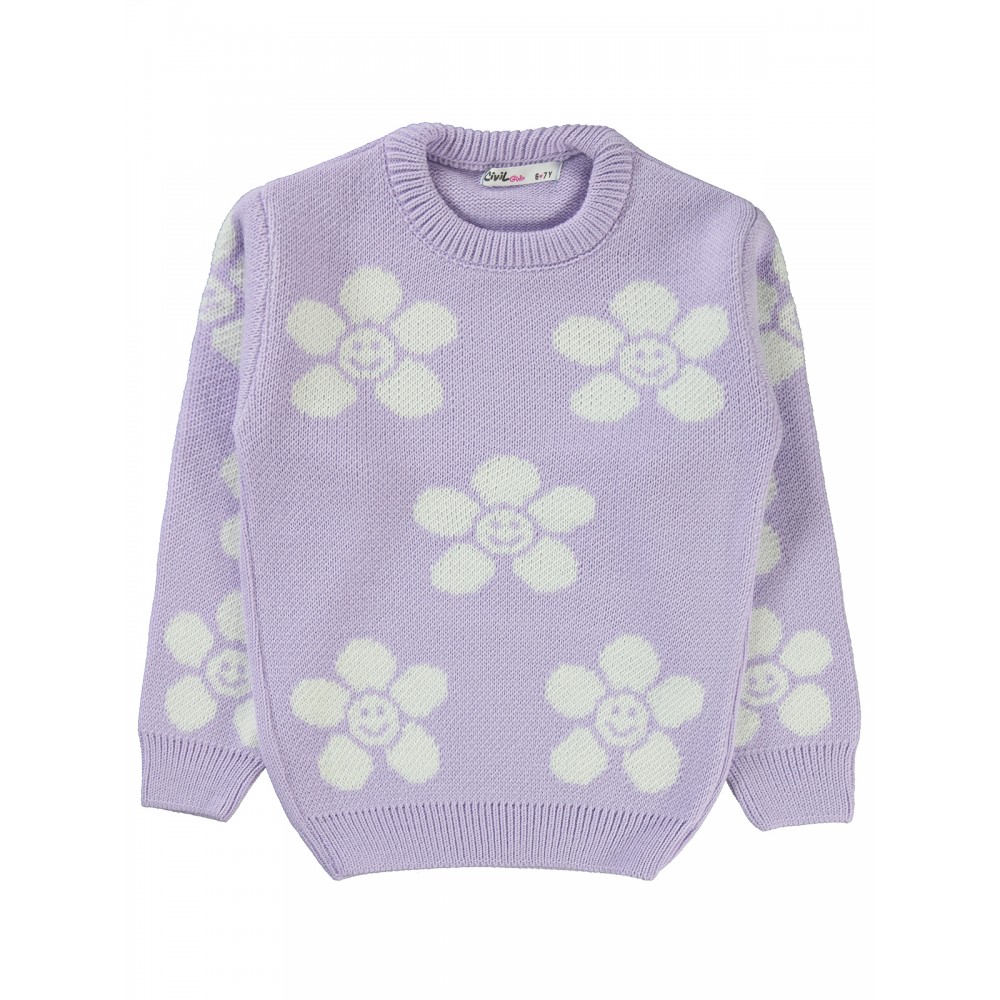 Civil Girls - Delicate Lavender - Girls-Sweater-6-7-8-9 Year (1-1-1-1) 4