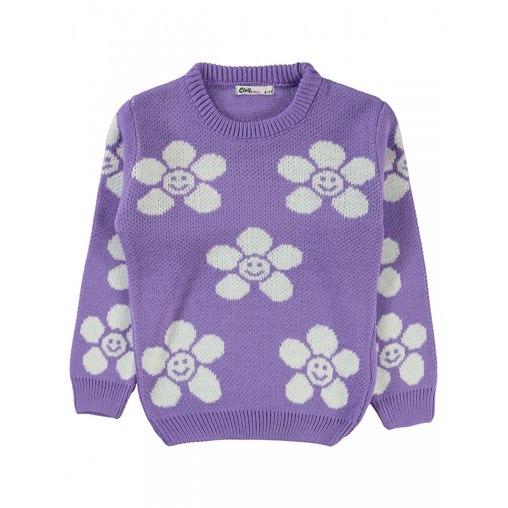 Civil Girls - Metal Lavendar Lilac - Girls-Sweater-6-7-8-9 Year (1-1-1-1) 4