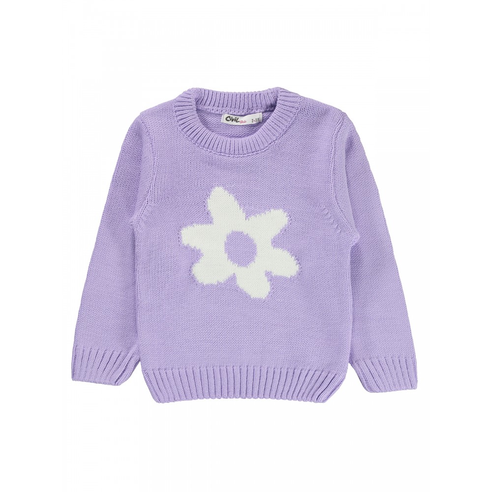 Civil Girls - Delicate Lavender - Girls-Sweater-2-3-4-5 Year (1-1-1-1) 4