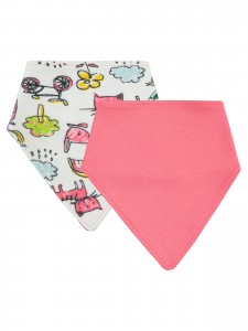 Civil Baby - Pomegranate - Baby-Baby Bib-S Size (Of 6) 6