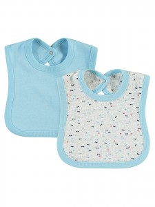 Civil Baby - Blue - Baby-Baby Bib-S Size (Of 6) 6