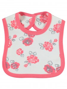 Civil Baby - Pomegranate Flower - Baby-Baby Bib-S Size (Of 6) 6