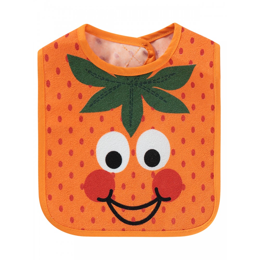 Civil Baby - Orange - Baby-Baby Bib-S Size (Of 6) 6