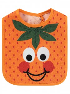 Civil Baby - Orange - Baby-Baby Bib-S Size (Of 6) 6