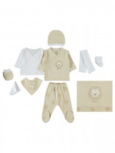 Civil Baby - Beige - Baby-Bodysuit Sets-50 Month (1) 1