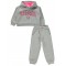 Civil Girls - Gray Melange - Girls-Tracksuit-2-3-4-5 Year (1-1-1-1) 4