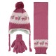 Civil Girls - Plum - Girls-Scarf, Beanie, and Gloves Sets-S Size (Of 4) 4