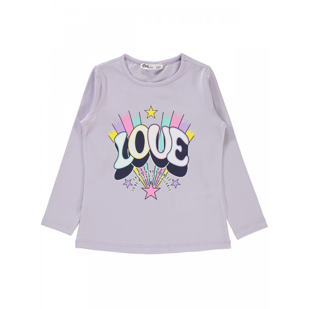 Civil Girls - Delicate Lavender - Girls-Sweatshirt-2-3-4-5 Year (1-1-1-1) 4