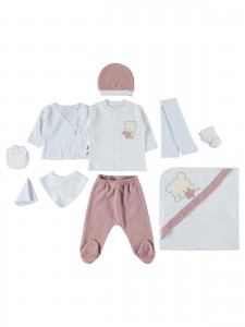 Civil Baby - Salmon - Baby-Bodysuit Sets-50 Month (1) 1