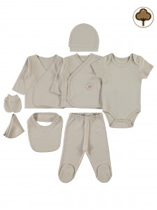 Civil Baby - Light Beige - Baby-Bodysuit Sets-50 Month (1) 1