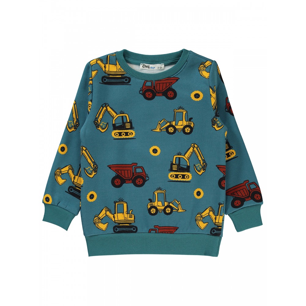 Civil Boys - Petrol - Boys-Sweatshirt-2-3-4-5 Year (1-1-1-1) 4