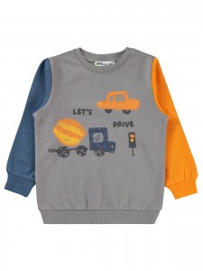 Civil Boys - Gray - Boys-Sweatshirt-2-3-4-5 Year (1-1-1-1) 4