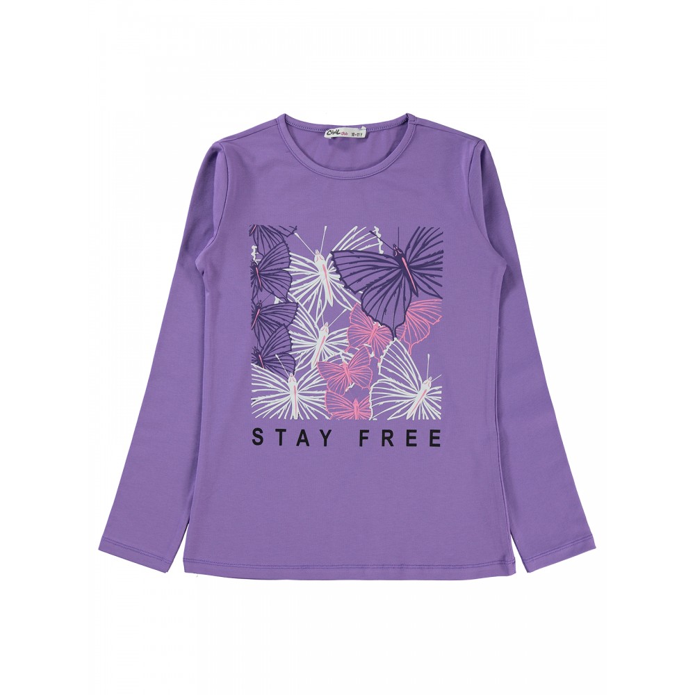 Civil Girls - Metal Lavendar Lilac - Girls-Sweatshirt-10-11-12-13 Year  (1-1-1-1) 4