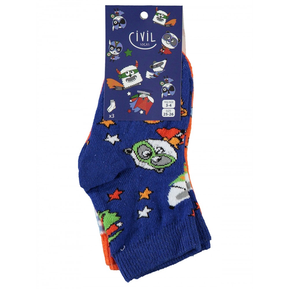 Civil Socks - Standard - Boys-Sock-11 Year (Of 4) 4