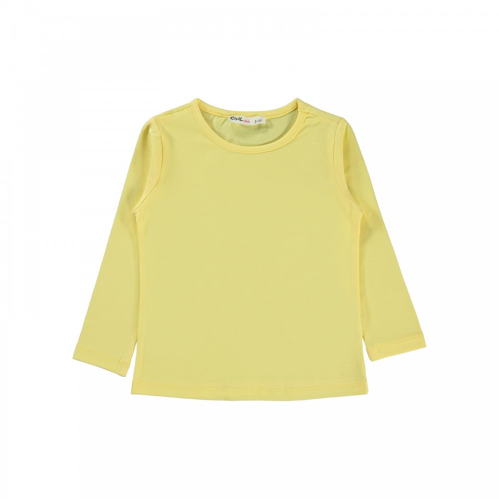 Civil Girls - Light Yellow - Girls-Sweatshirt-2-3-4-5 Year (1-1-1-1) 4