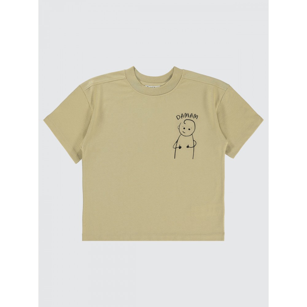 Oat Milk Boys-T-Shirt