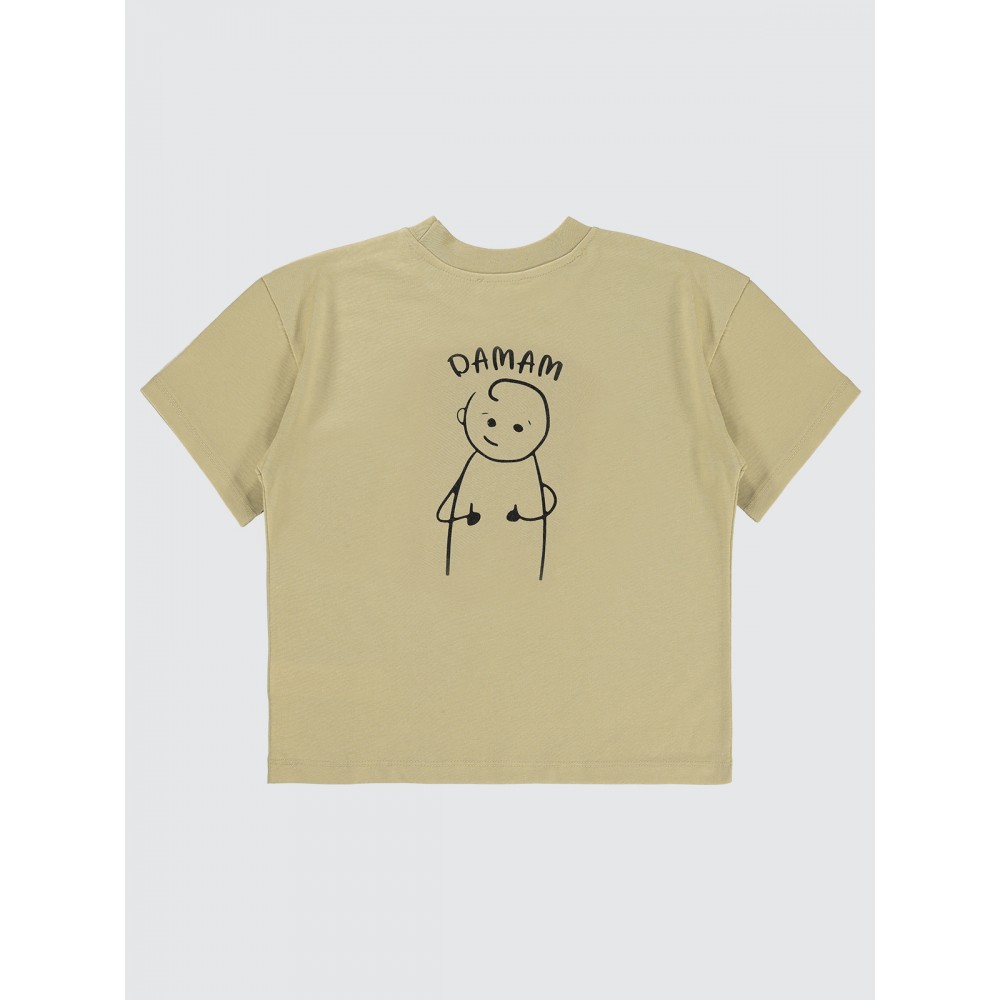 Oat Milk Boys-T-Shirt