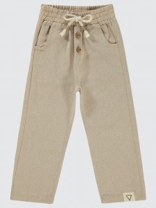 Stone Color Boys-Trouser