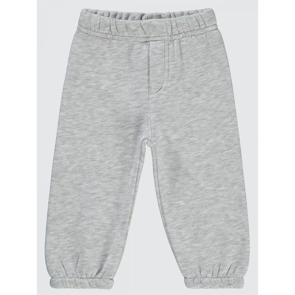 Heather Gray Melange Baby-Track Pants Heather Gray Melange Baby-Track Pants