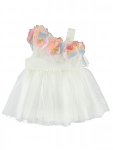 Ecru Baby-Dress and Overall