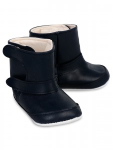 Navy Baby-Baby Booties