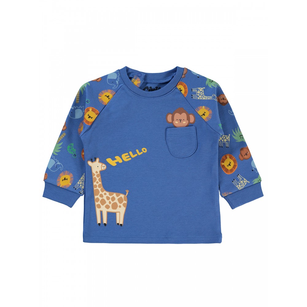 Light Navy Baby-Sweatshirt Light Navy Baby-Sweatshirt
