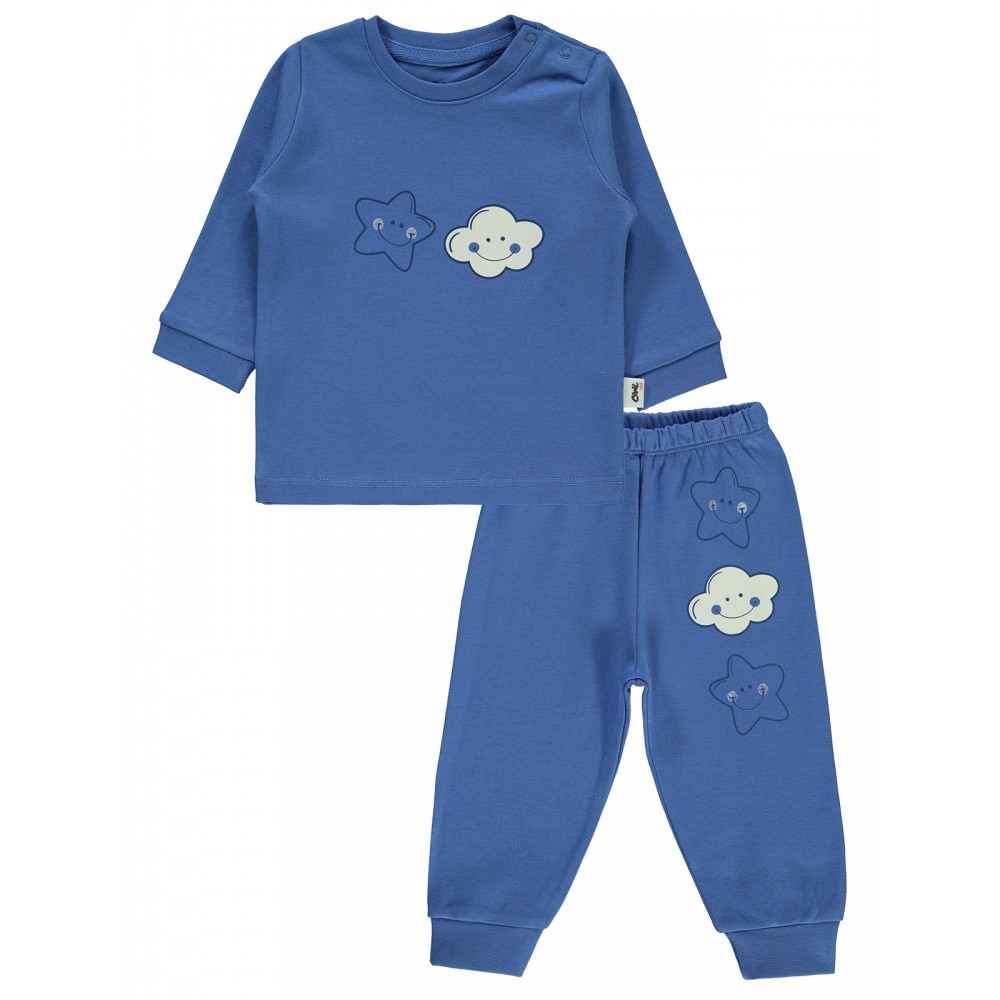 Dark Blue Baby-Pajama Set Dark Blue Baby-Pajama Set