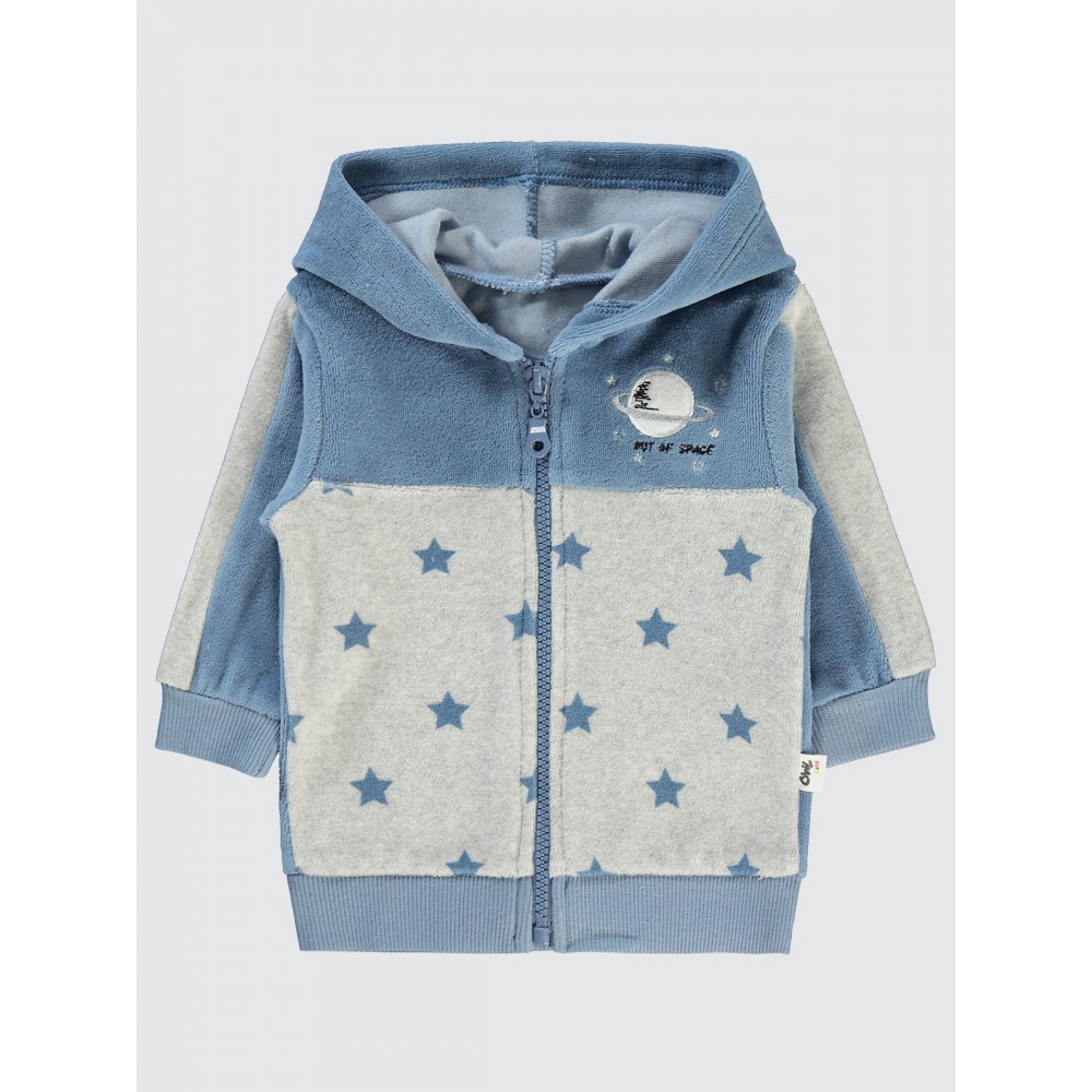 Gray Melange Baby-Cardigan Gray Melange Baby-Cardigan